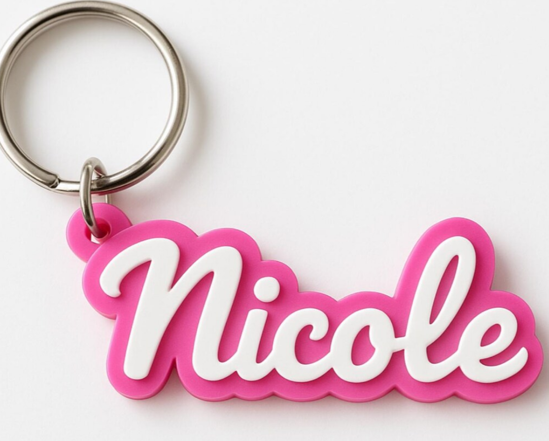 Personalisierter Namen-Schlüsselanhänger – Individuelles Geschenk