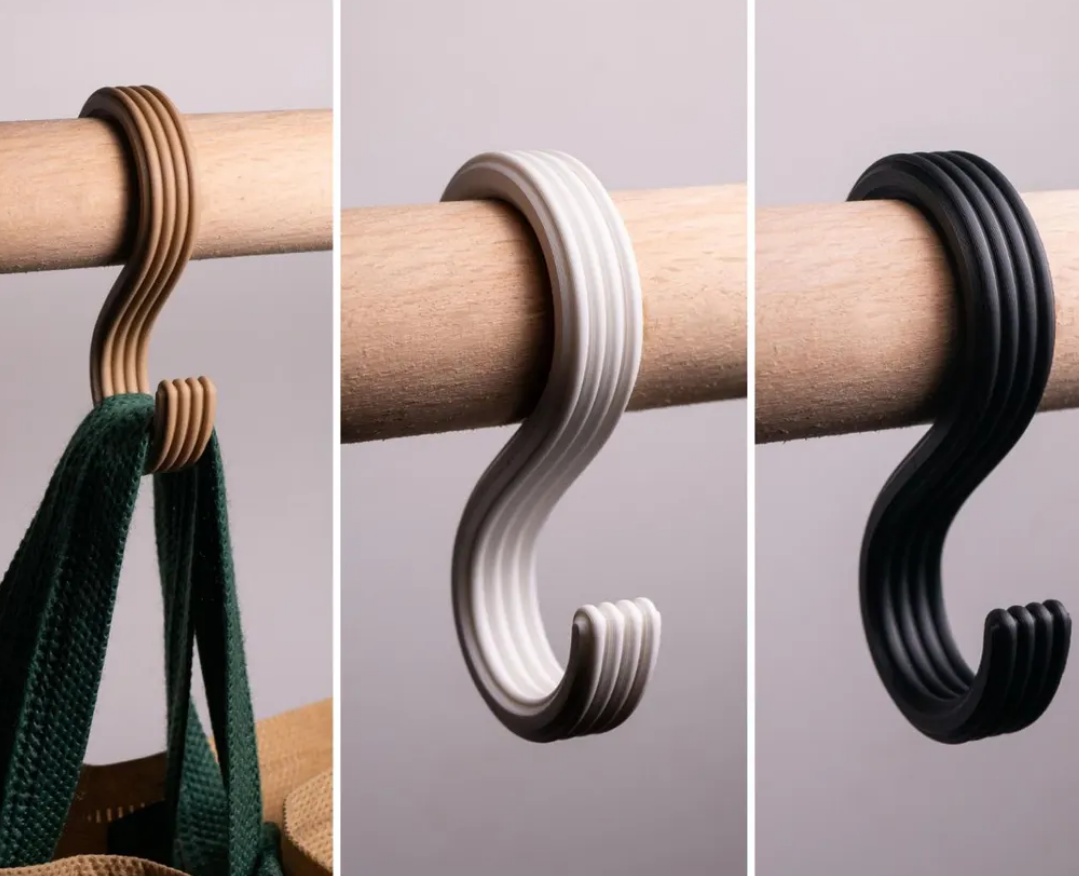 S-Haken 6er Set Design – Modern & Vielseitig