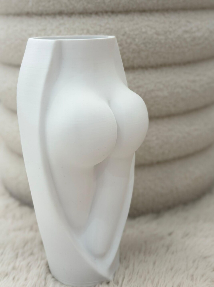 Moderne Körper Vase | Frauenkörper Vase | Dekovase modern | Design Vase aus 3D-Druck | Geschenk für Frauen | Butt Vase