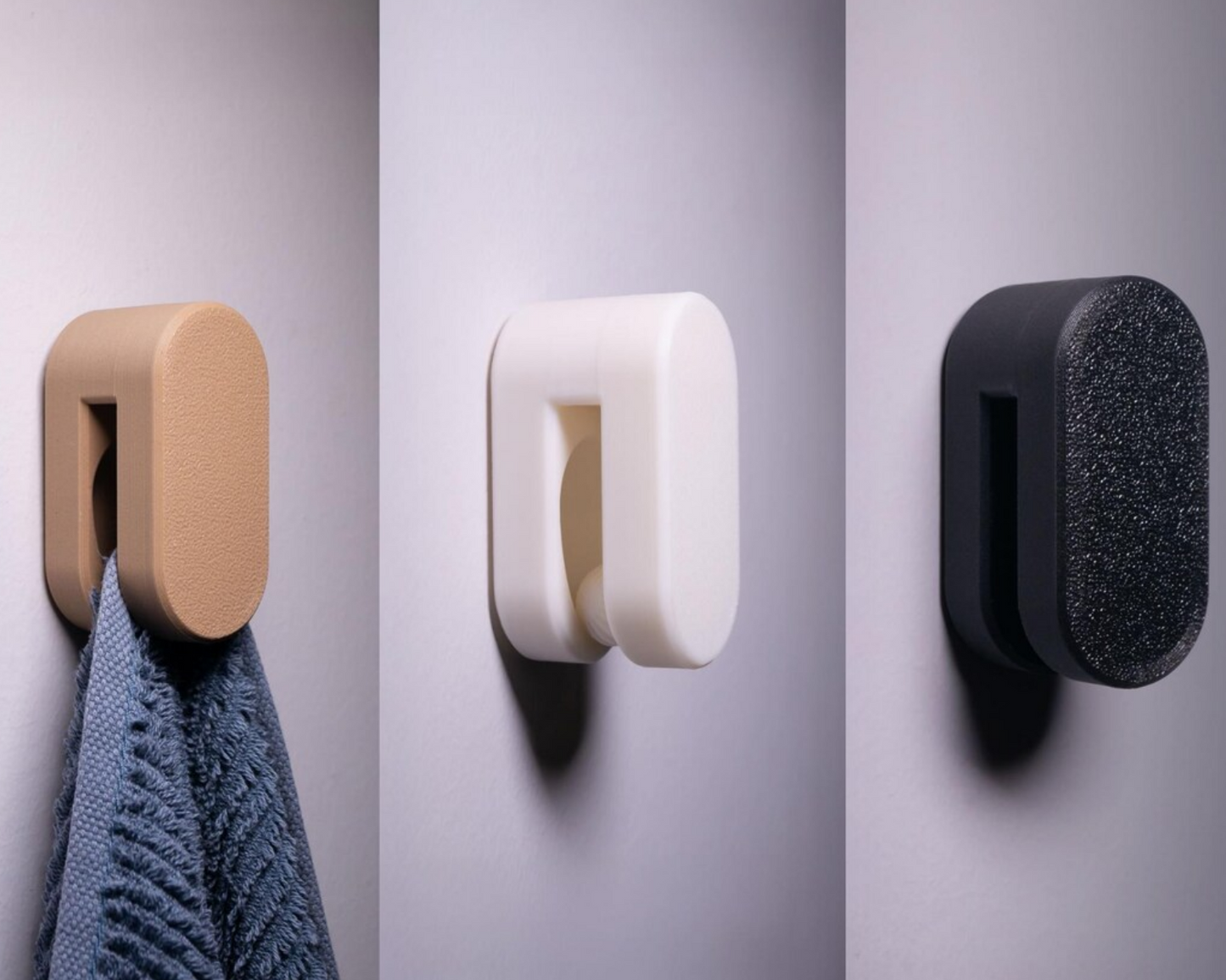 Selbstverriegelnder Aufhänger | Schwerkraft-Handtuchhaken | Handtuchhalter im 3D-Druck